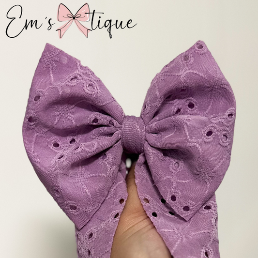 Lavender Eyelet